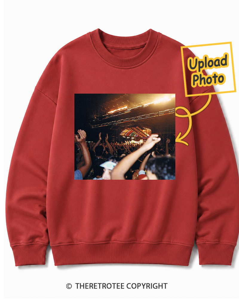 TheRetroTee Personalized My First Concert 1981 Sweatshirt