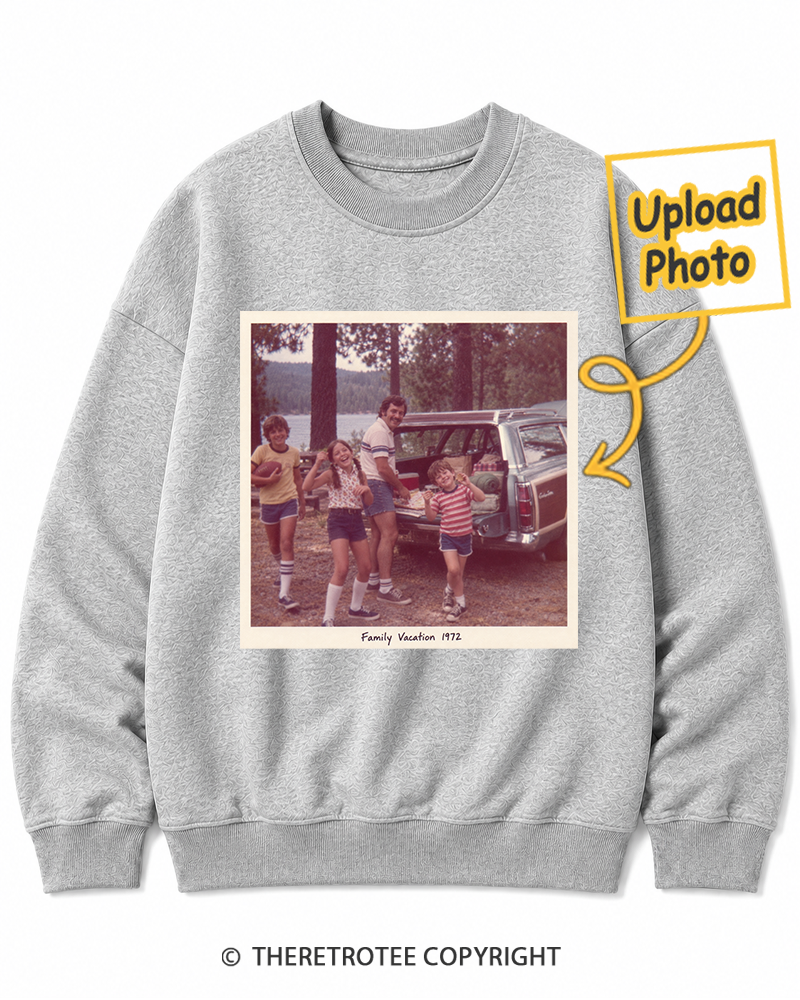 TheRetroTee Personalized Family Vacation 1972 Sweatshirt