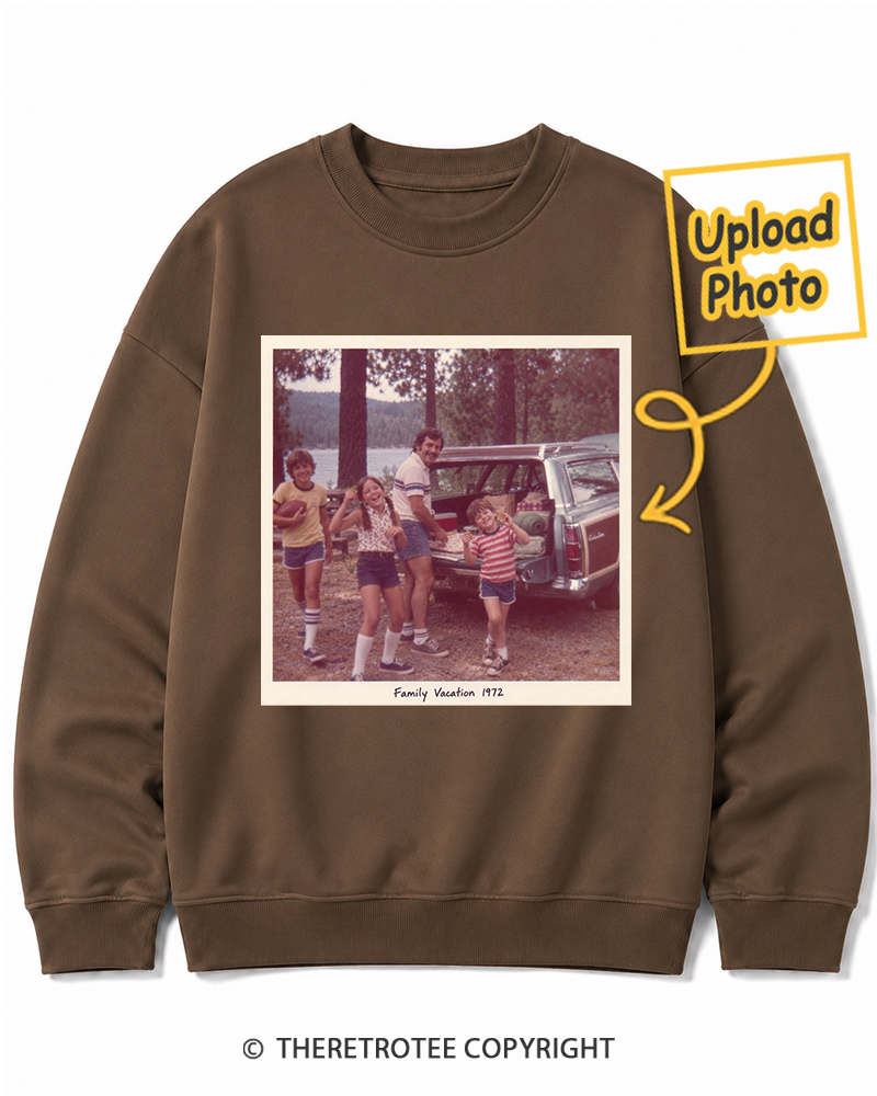 TheRetroTee Personalized Family Vacation 1972 Sweatshirt