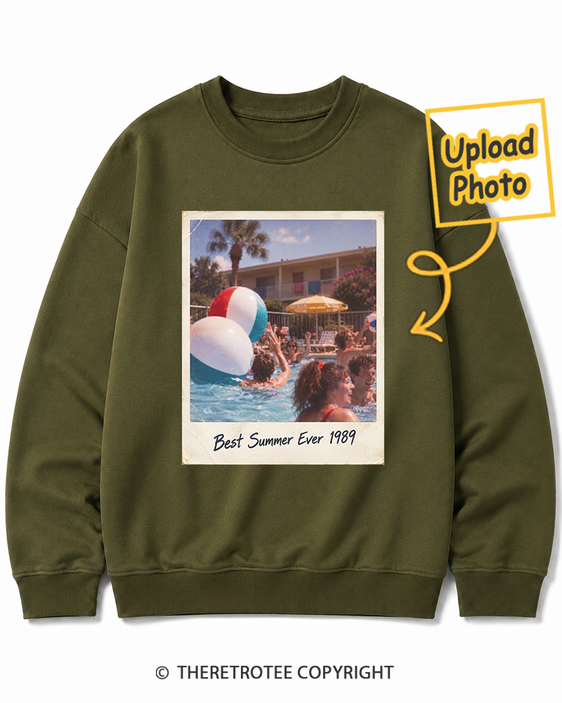 TheRetroTee Personalized Best Summer Ever 1989 Sweatshirt
