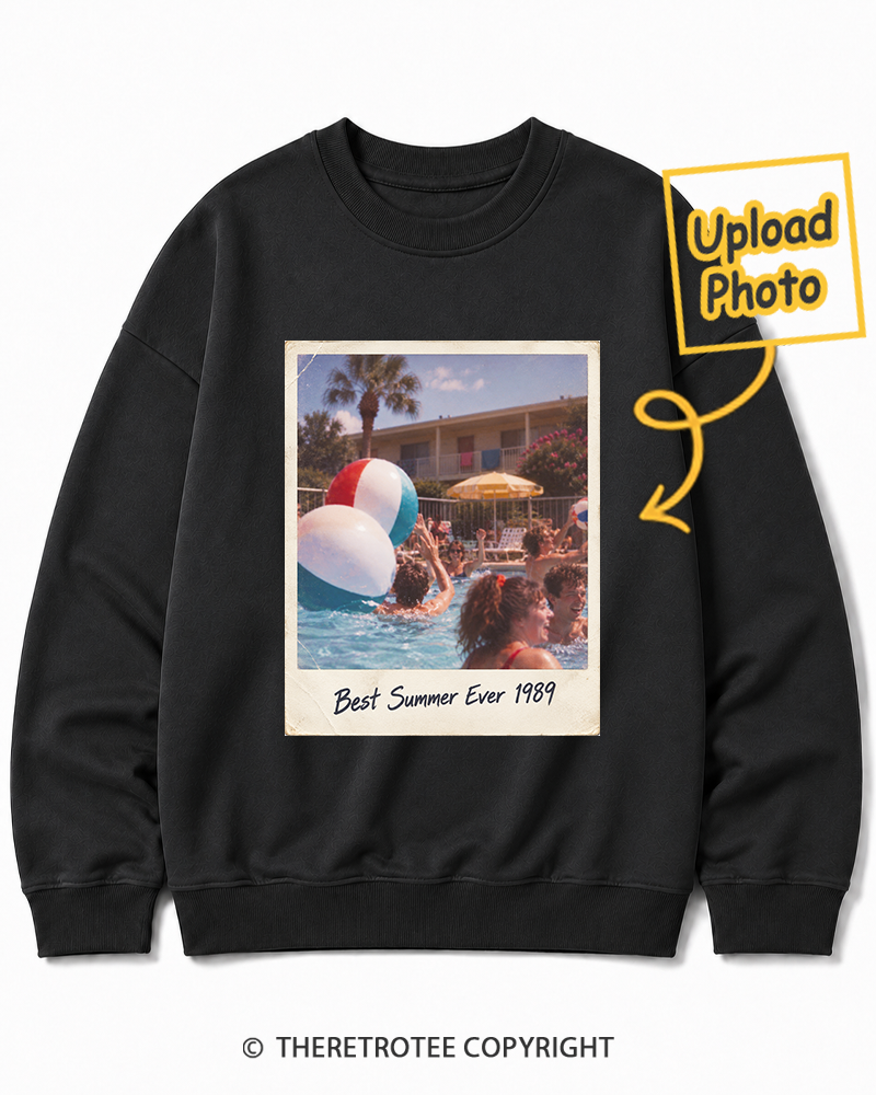 TheRetroTee Personalized Best Summer Ever 1989 Sweatshirt
