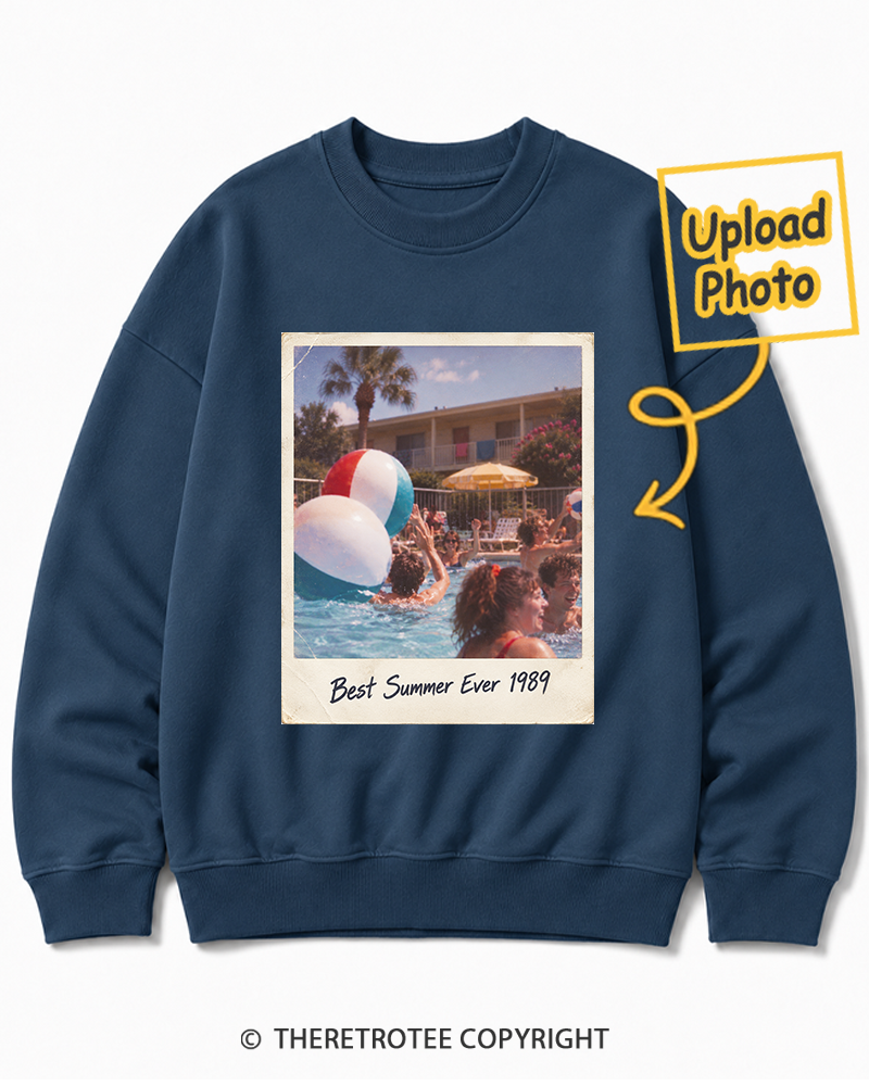 TheRetroTee Personalized Best Summer Ever 1989 Sweatshirt