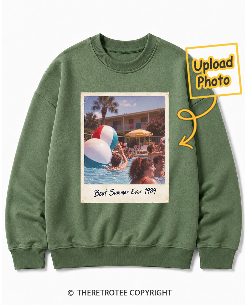 TheRetroTee Personalized Best Summer Ever 1989 Sweatshirt