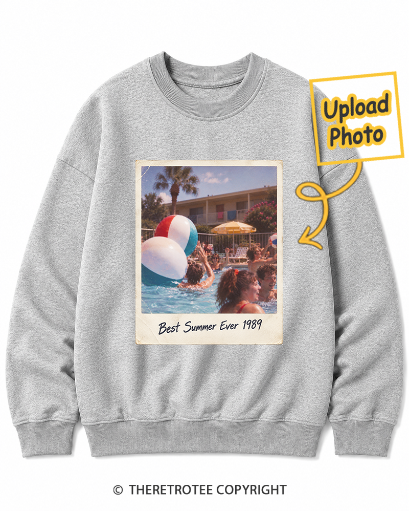 TheRetroTee Personalized Best Summer Ever 1989 Sweatshirt