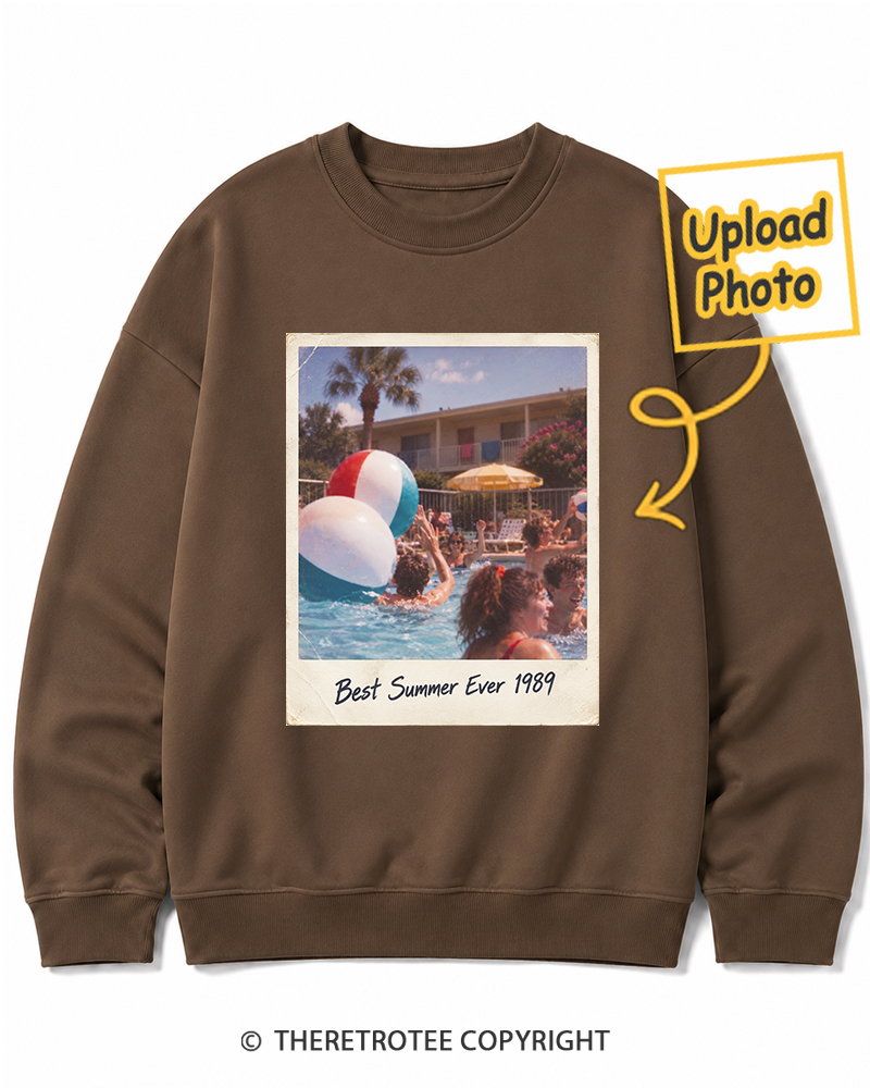 TheRetroTee Personalized Best Summer Ever 1989 Sweatshirt