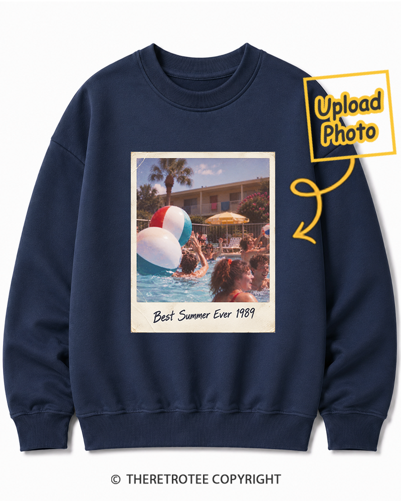 TheRetroTee Personalized Best Summer Ever 1989 Sweatshirt