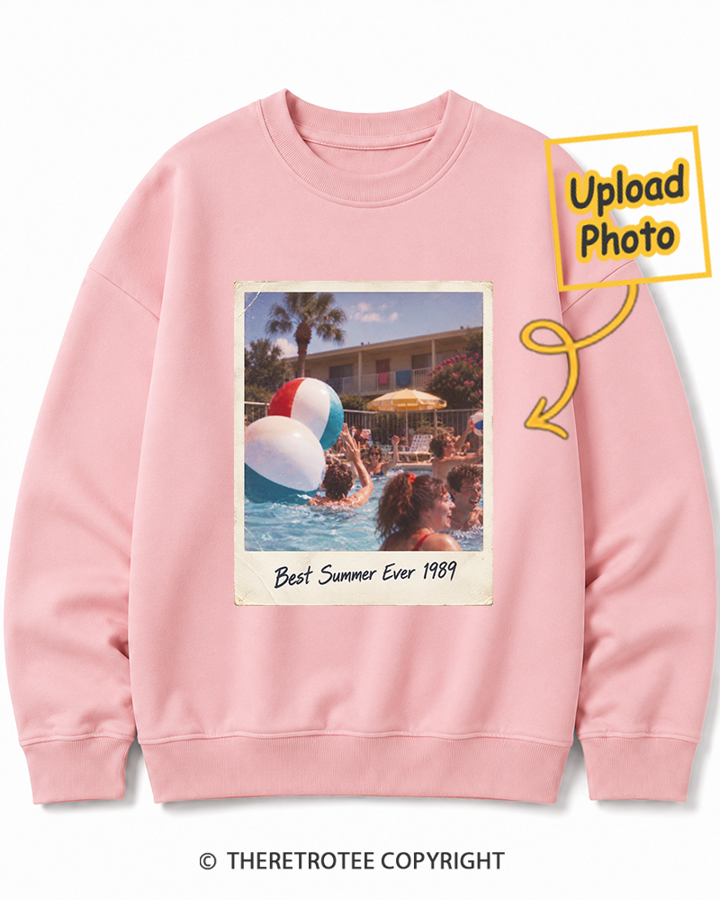 TheRetroTee Personalized Best Summer Ever 1989 Sweatshirt