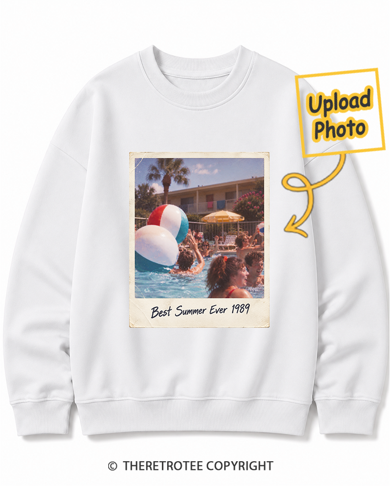 TheRetroTee Personalized Best Summer Ever 1989 Sweatshirt