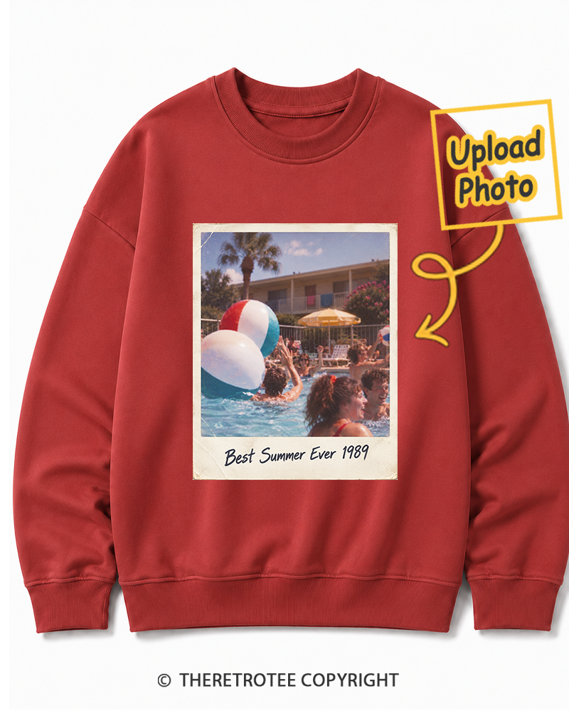 TheRetroTee Personalized Best Summer Ever 1989 Sweatshirt
