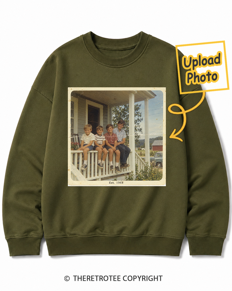 TheRetroTee Personalized The House I Grew Up In 1968 Sweatshirt