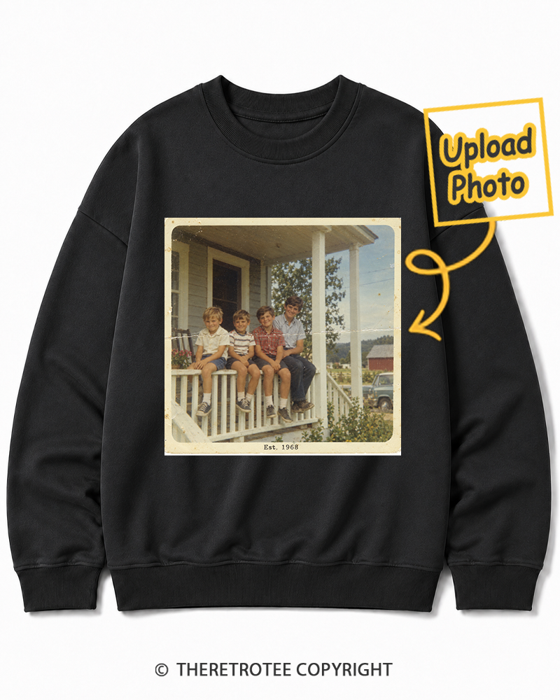 TheRetroTee Personalized The House I Grew Up In 1968 Sweatshirt