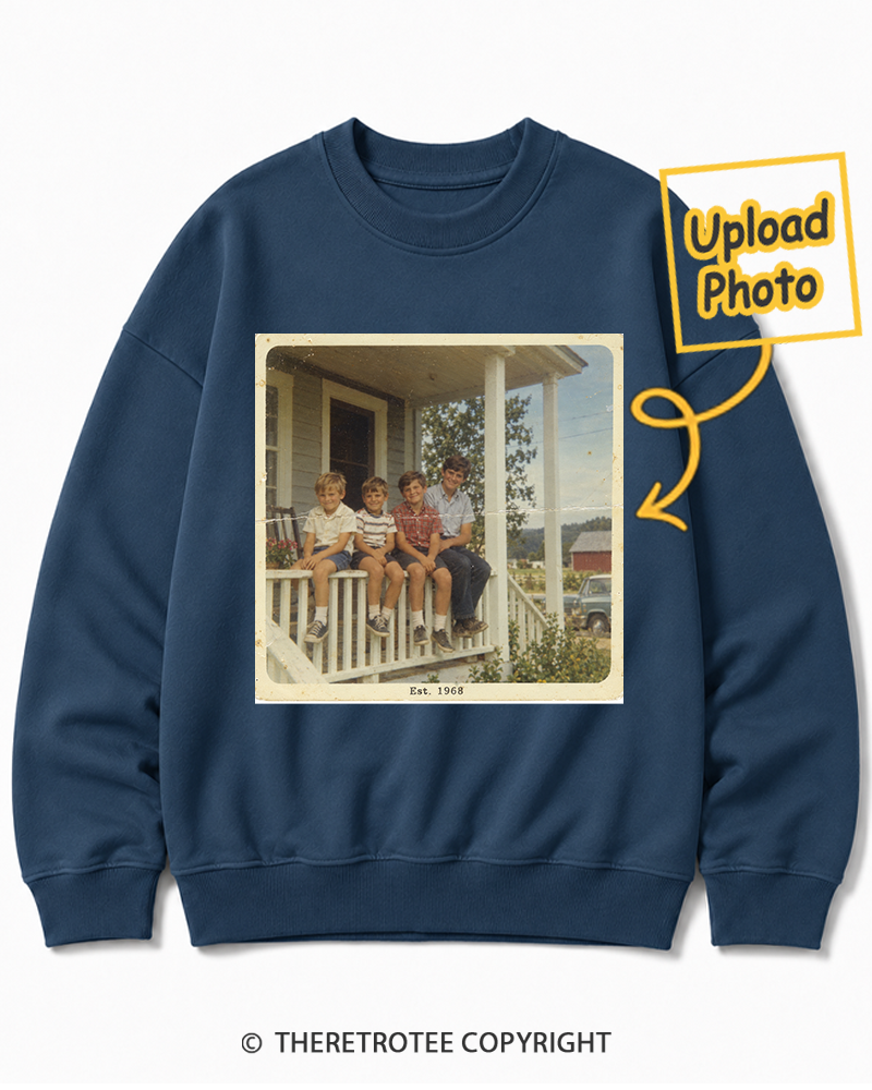 TheRetroTee Personalized The House I Grew Up In 1968 Sweatshirt