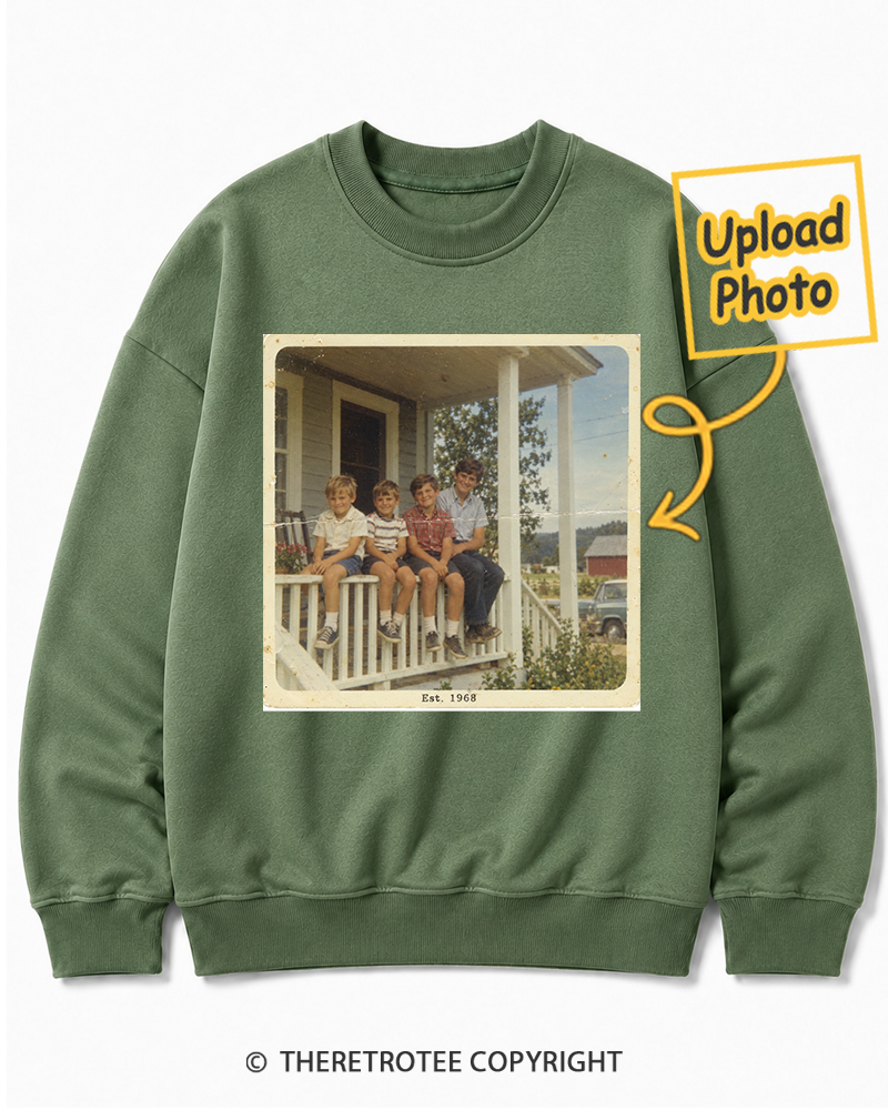 TheRetroTee Personalized The House I Grew Up In 1968 Sweatshirt