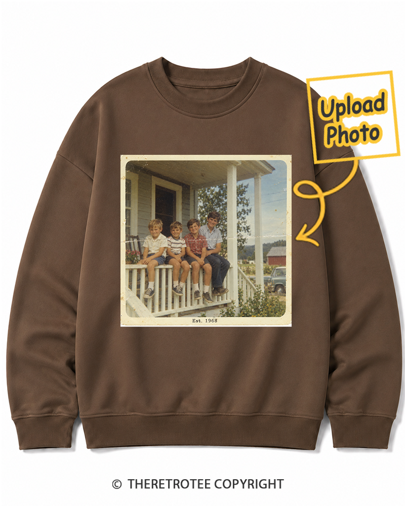 TheRetroTee Personalized The House I Grew Up In 1968 Sweatshirt