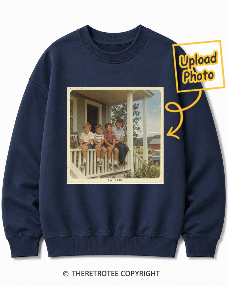 TheRetroTee Personalized The House I Grew Up In 1968 Sweatshirt