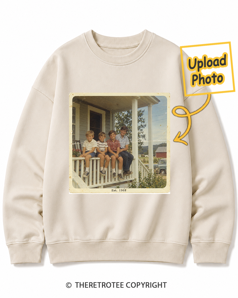 TheRetroTee Personalized The House I Grew Up In 1968 Sweatshirt
