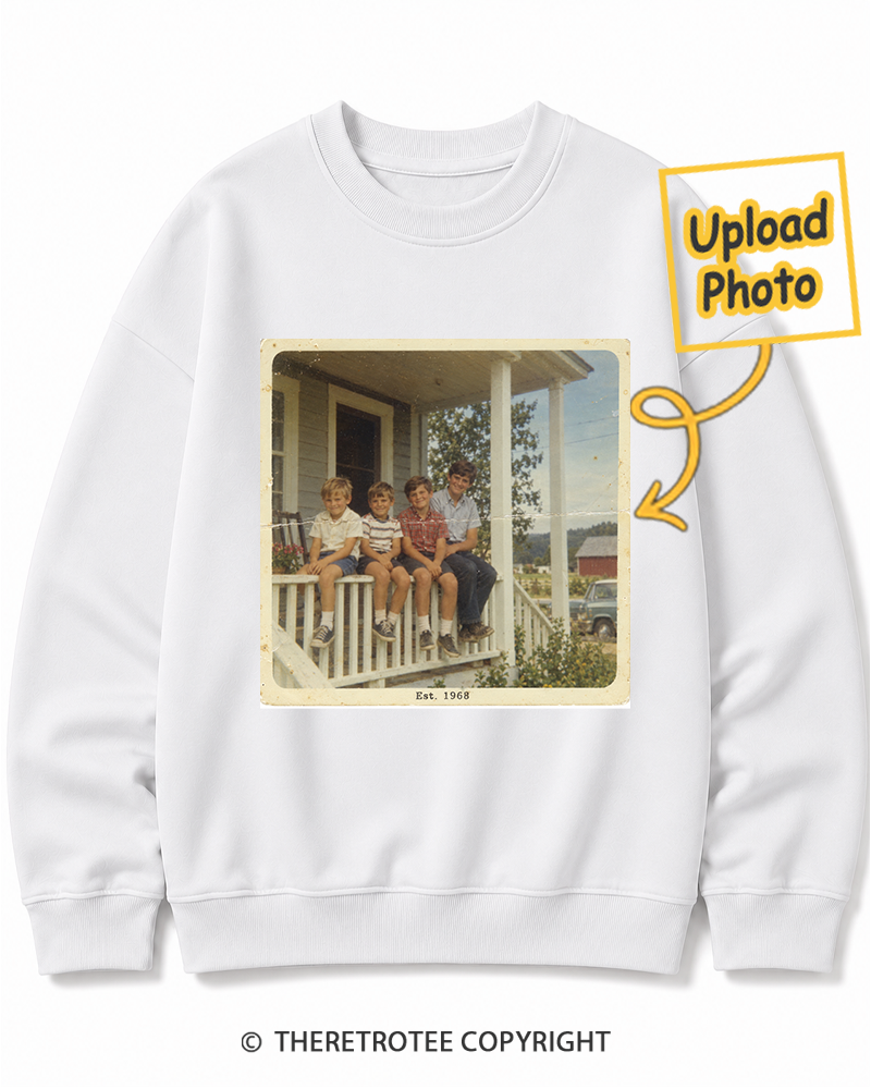TheRetroTee Personalized The House I Grew Up In 1968 Sweatshirt