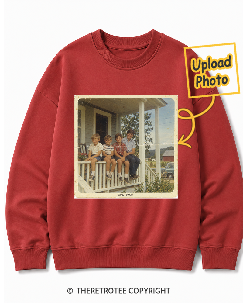 TheRetroTee Personalized The House I Grew Up In 1968 Sweatshirt