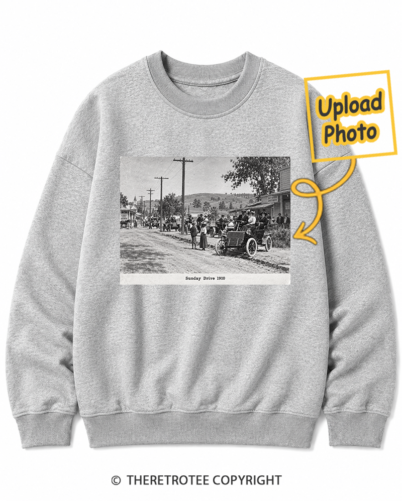 TheRetroTee Personalized Sunset Boulevard 1963 Sweatshirt