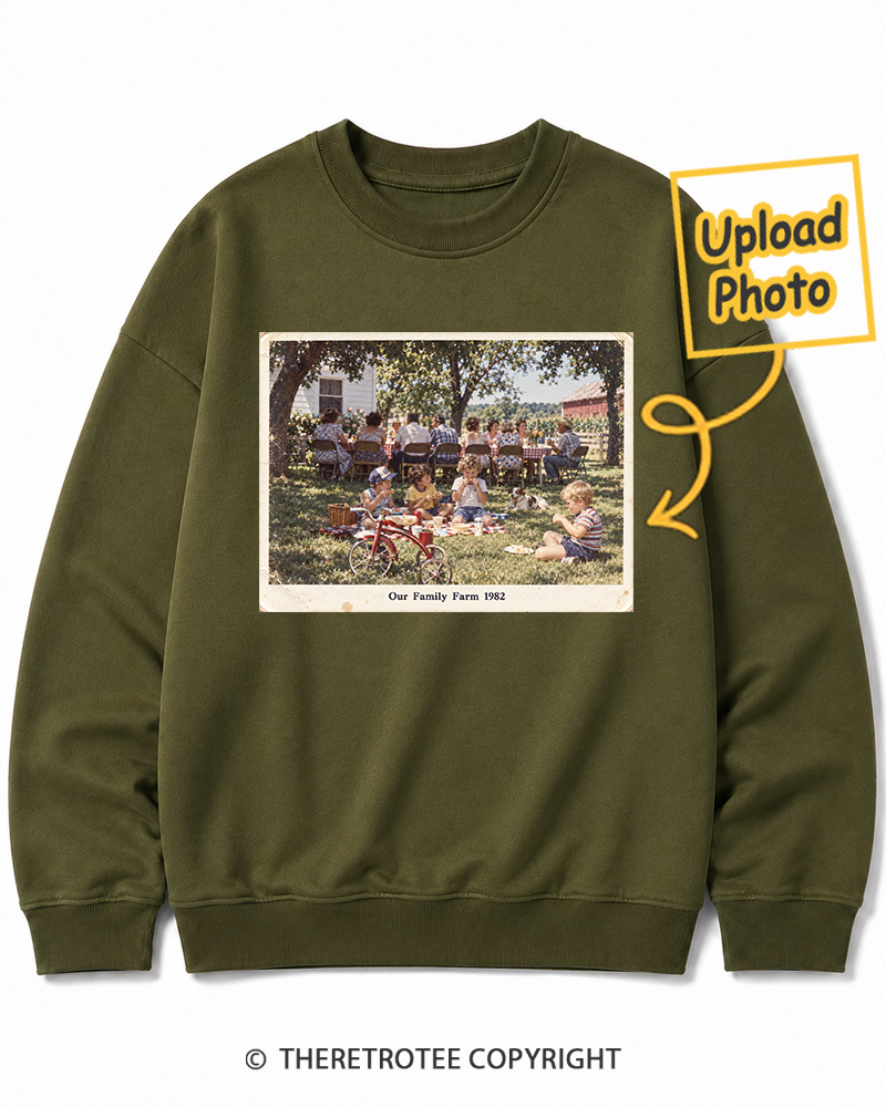 TheRetroTee Personalized Our Family Farm 1982 Sweatshirt
