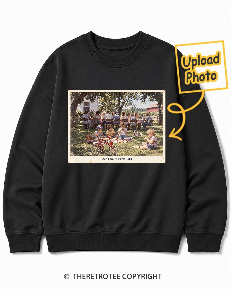 TheRetroTee Personalized Our Family Farm 1982 Sweatshirt