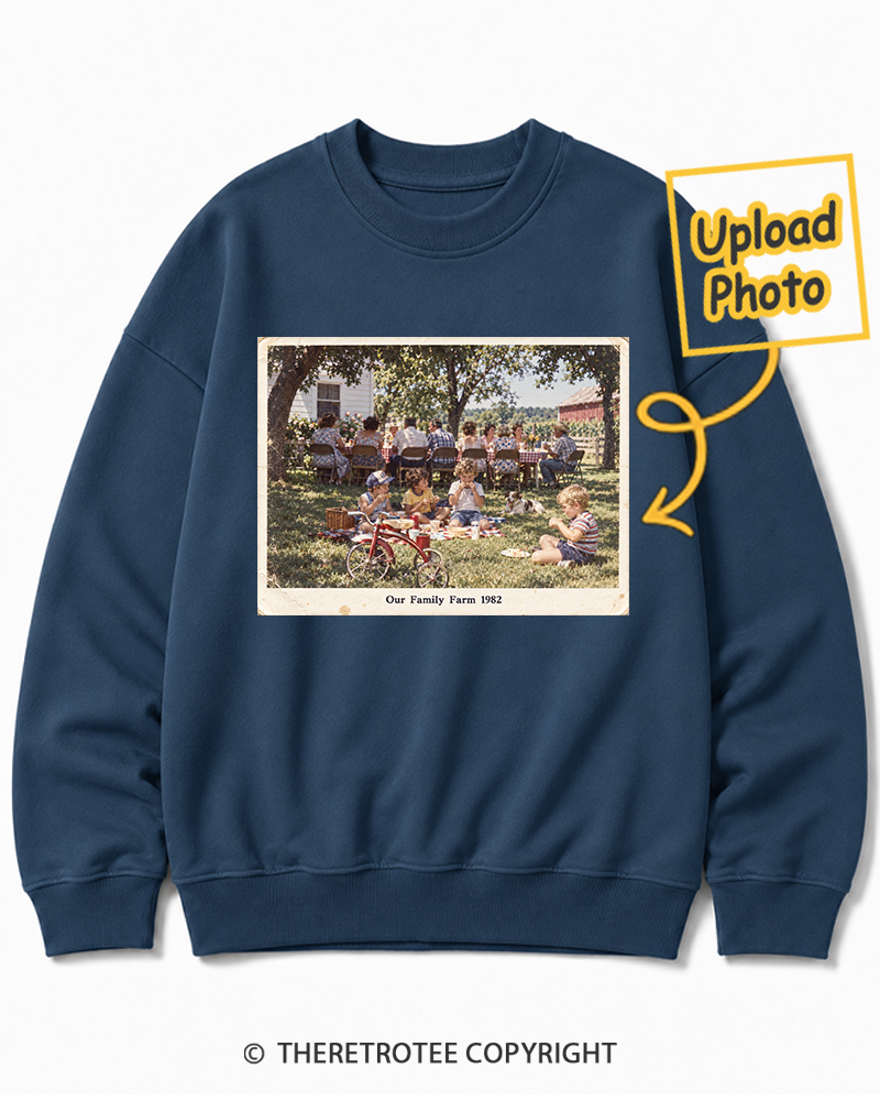 TheRetroTee Personalized Our Family Farm 1982 Sweatshirt