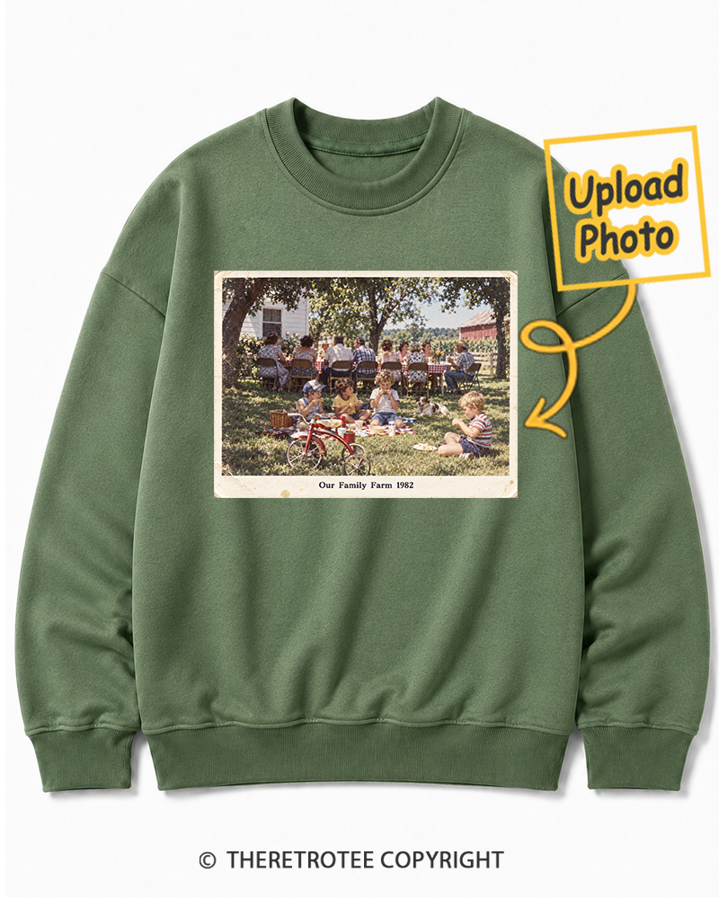 TheRetroTee Personalized Our Family Farm 1982 Sweatshirt