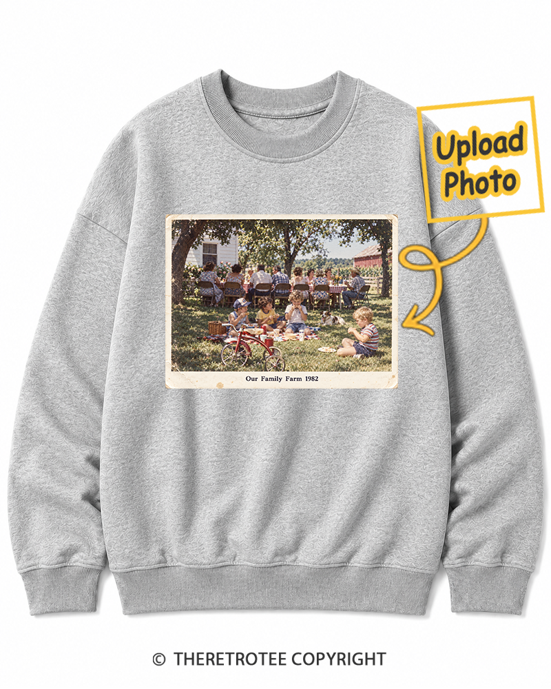 TheRetroTee Personalized Our Family Farm 1982 Sweatshirt