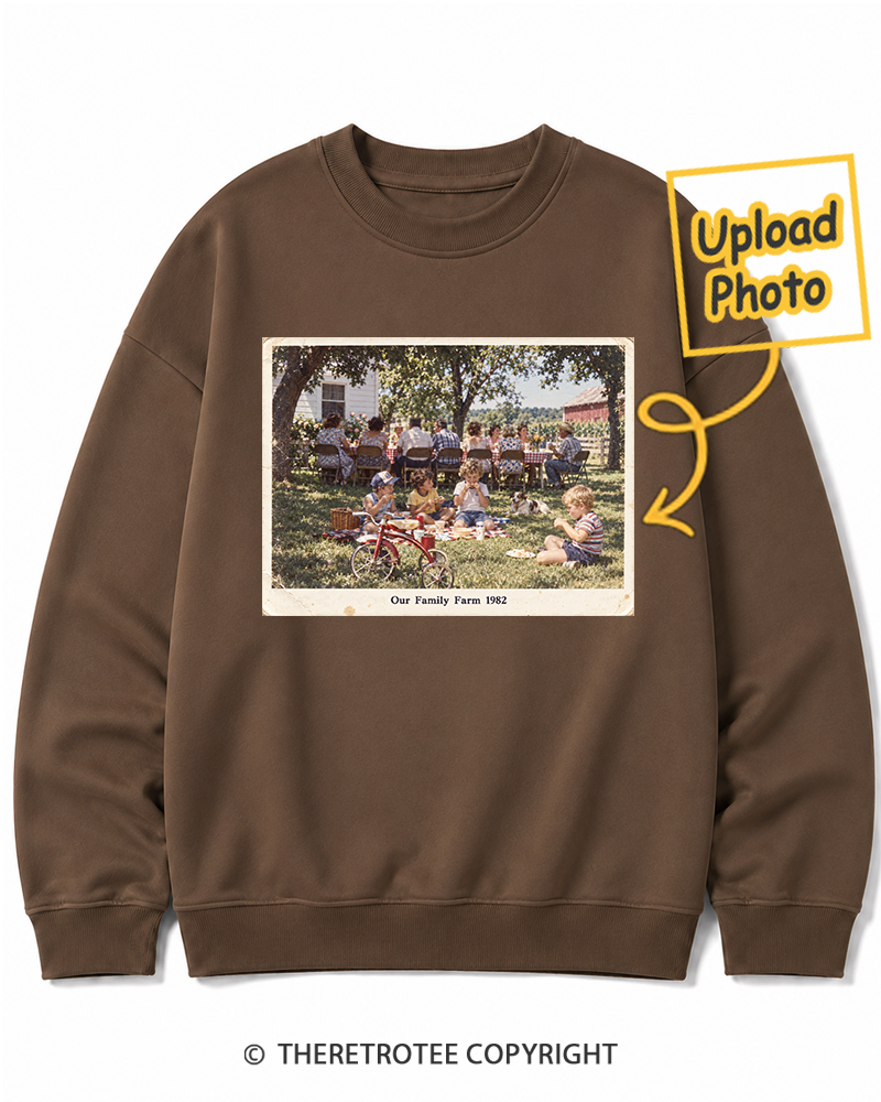 TheRetroTee Personalized Our Family Farm 1982 Sweatshirt