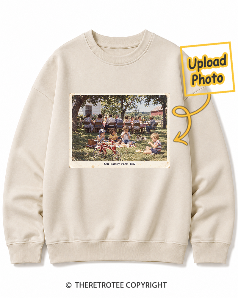 TheRetroTee Personalized Our Family Farm 1982 Sweatshirt