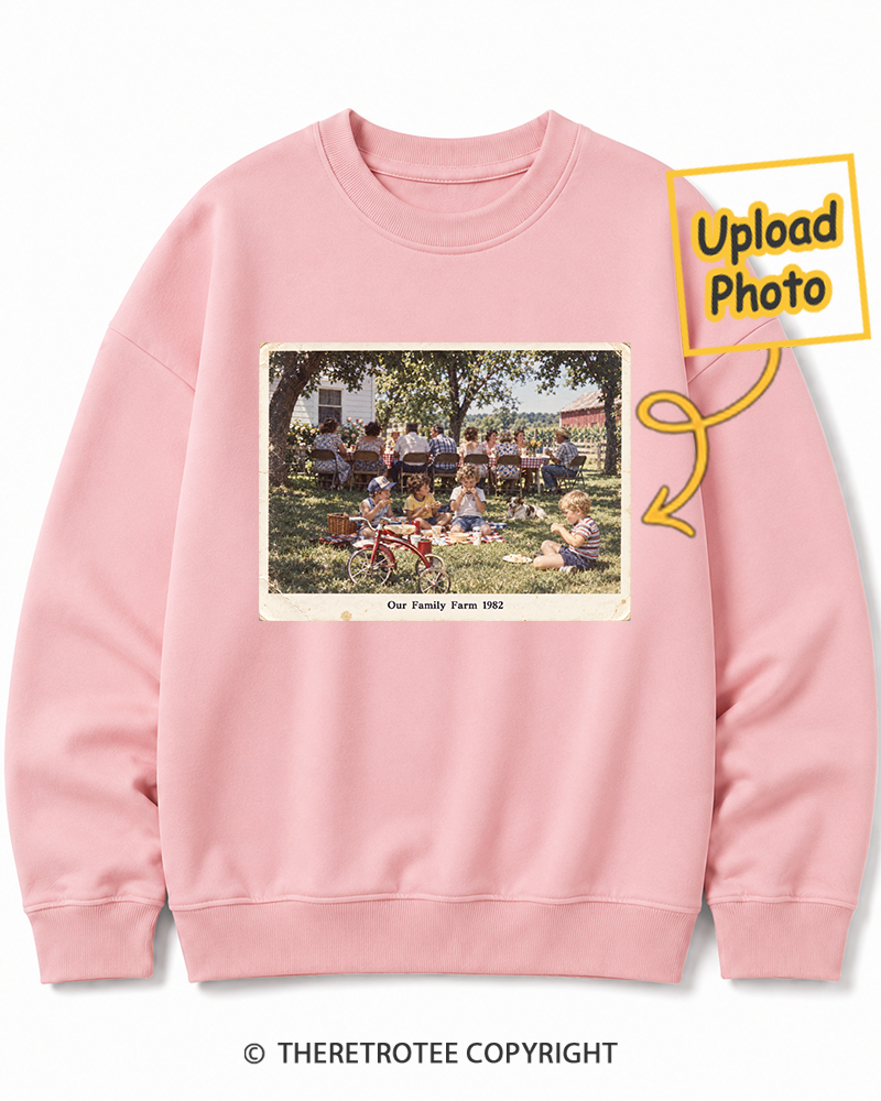 TheRetroTee Personalized Our Family Farm 1982 Sweatshirt