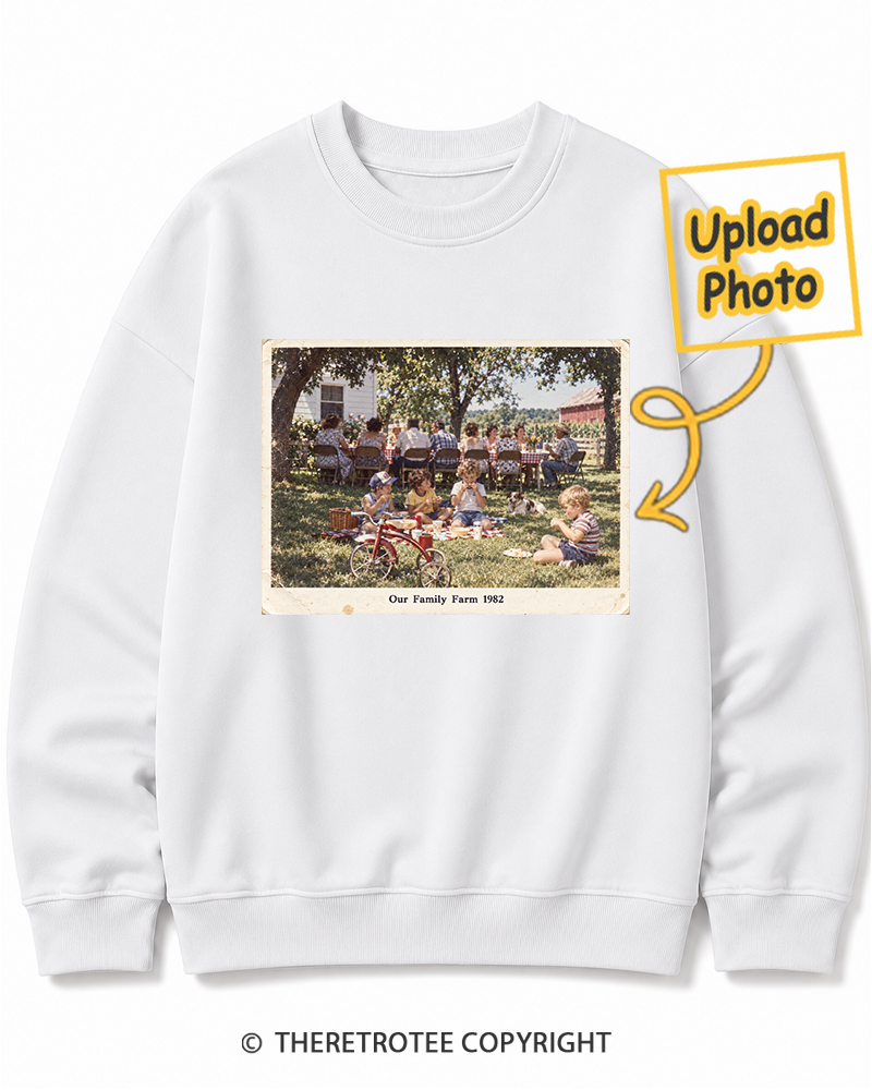 TheRetroTee Personalized Our Family Farm 1982 Sweatshirt