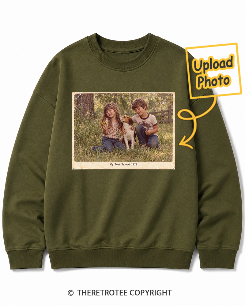 TheRetroTee Personalized My Best Friend 1978 Sweatshirt
