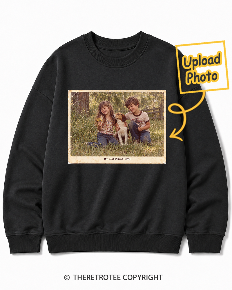 TheRetroTee Personalized My Best Friend 1978 Sweatshirt