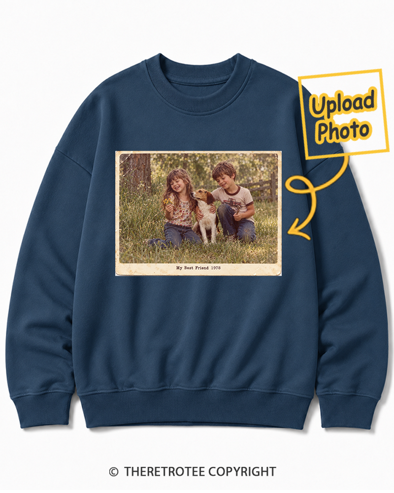 TheRetroTee Personalized My Best Friend 1978 Sweatshirt