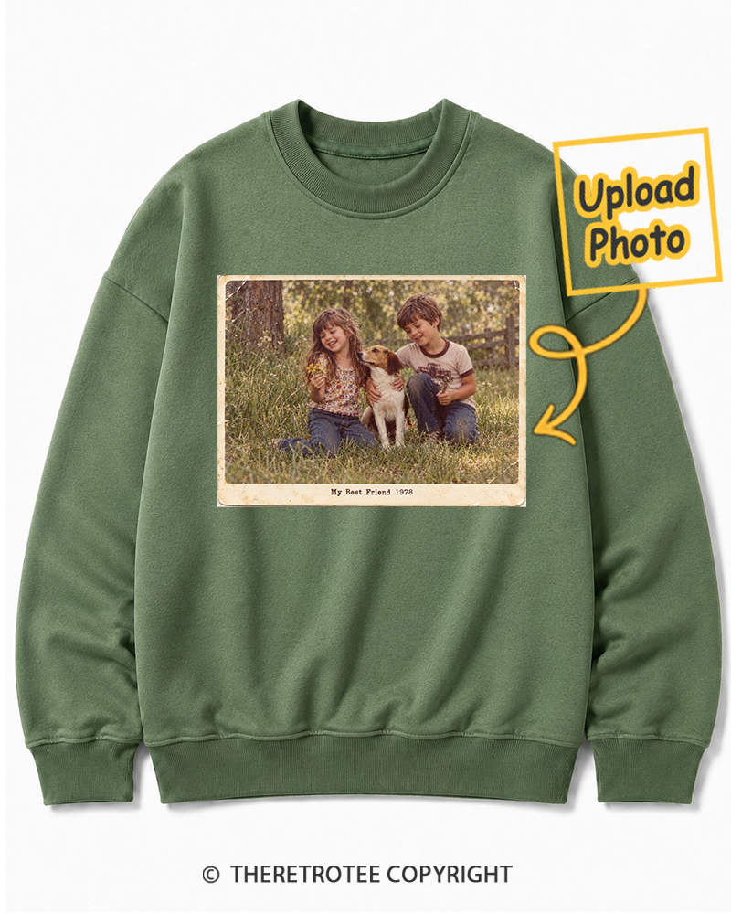 TheRetroTee Personalized My Best Friend 1978 Sweatshirt