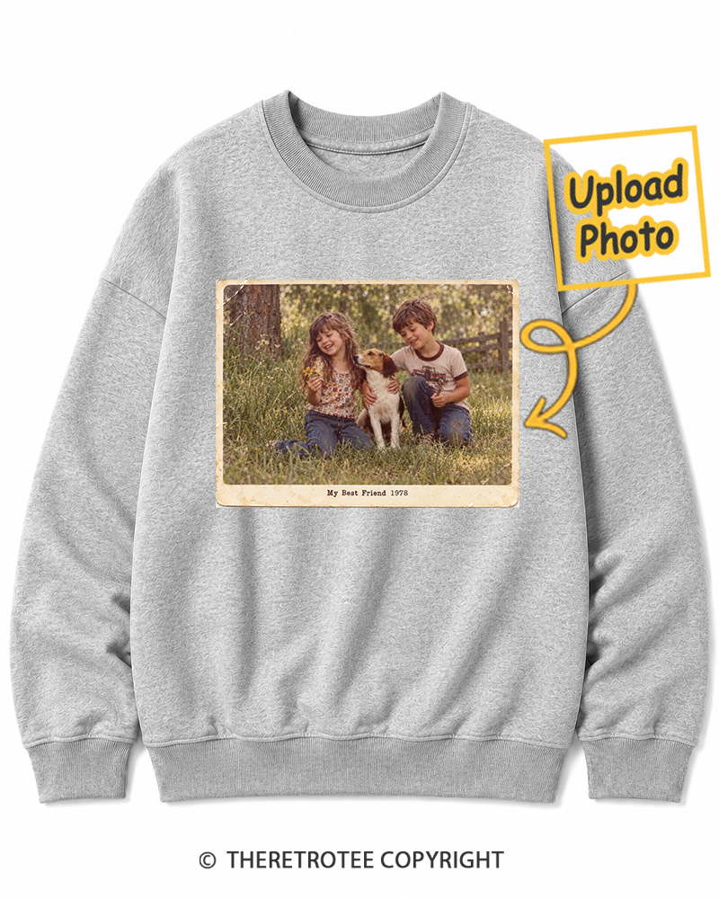 TheRetroTee Personalized My Best Friend 1978 Sweatshirt