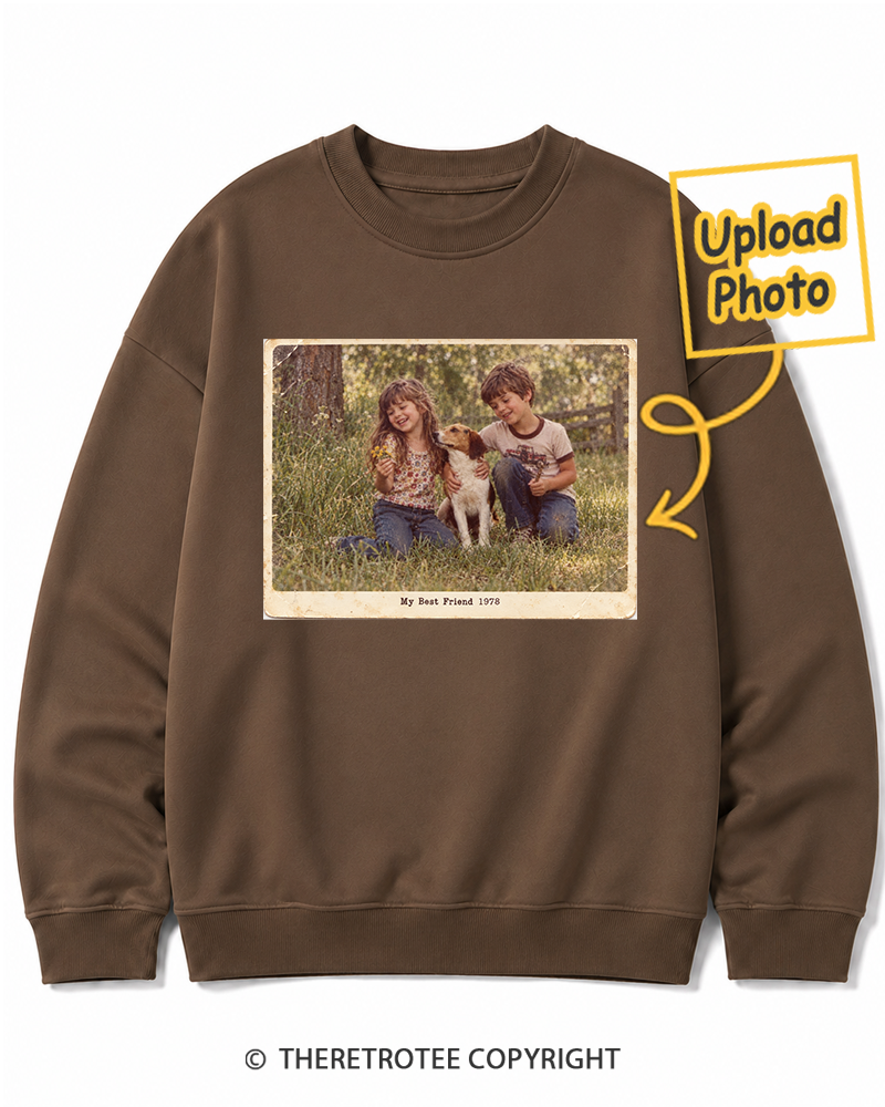 TheRetroTee Personalized My Best Friend 1978 Sweatshirt