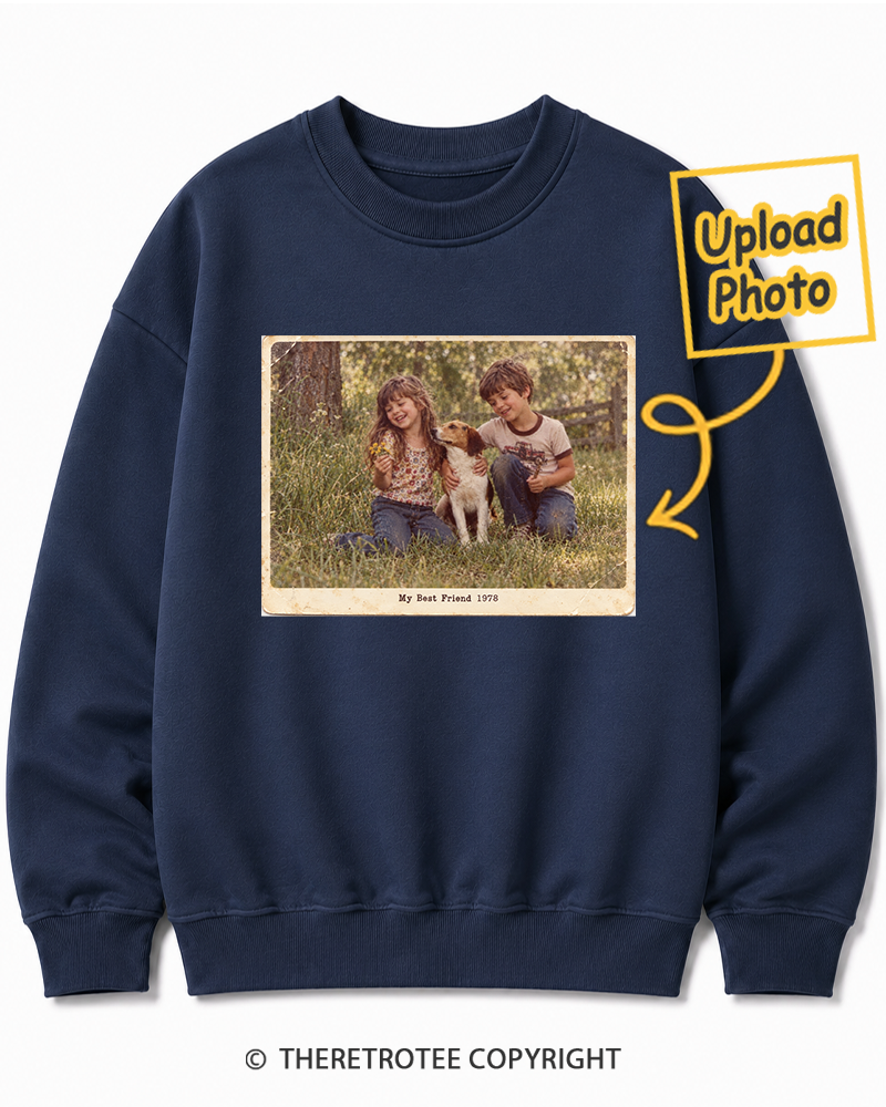 TheRetroTee Personalized My Best Friend 1978 Sweatshirt