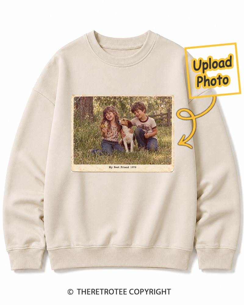TheRetroTee Personalized My Best Friend 1978 Sweatshirt