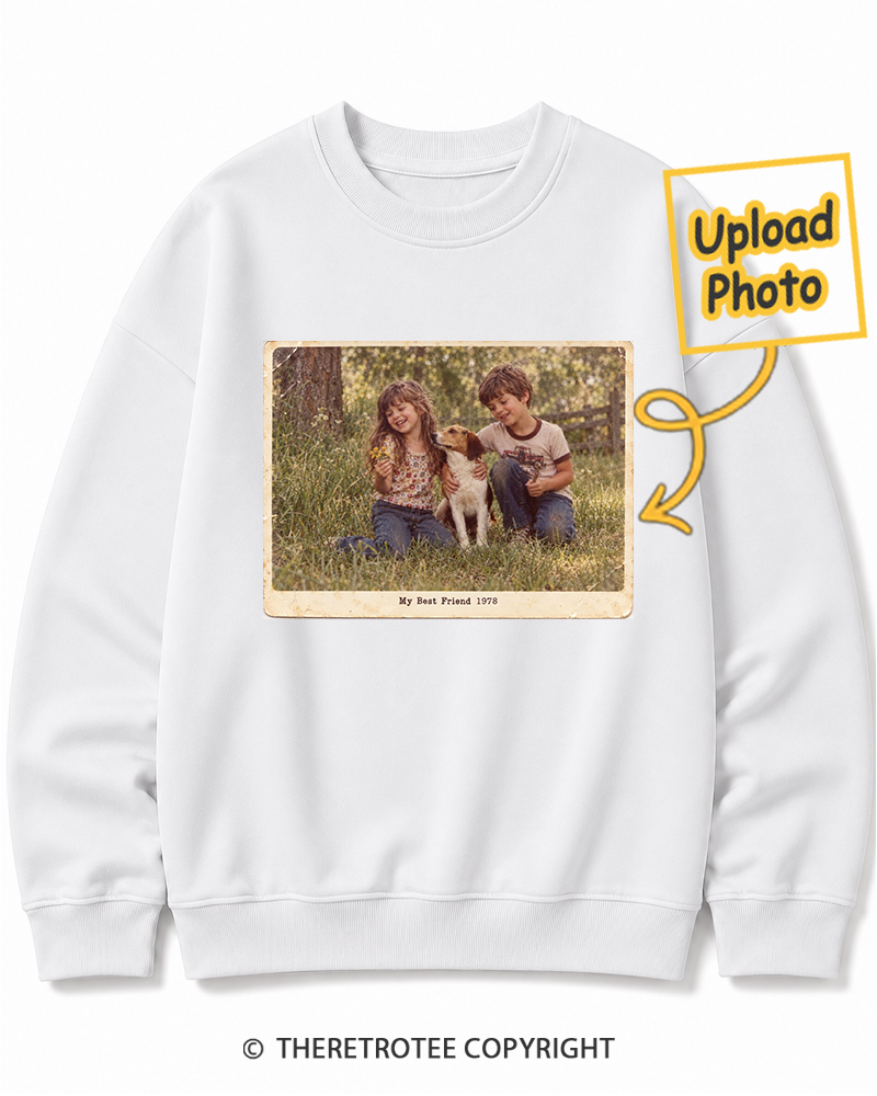 TheRetroTee Personalized My Best Friend 1978 Sweatshirt