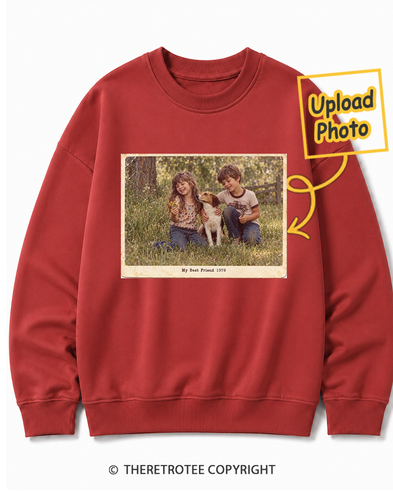TheRetroTee Personalized My Best Friend 1978 Sweatshirt