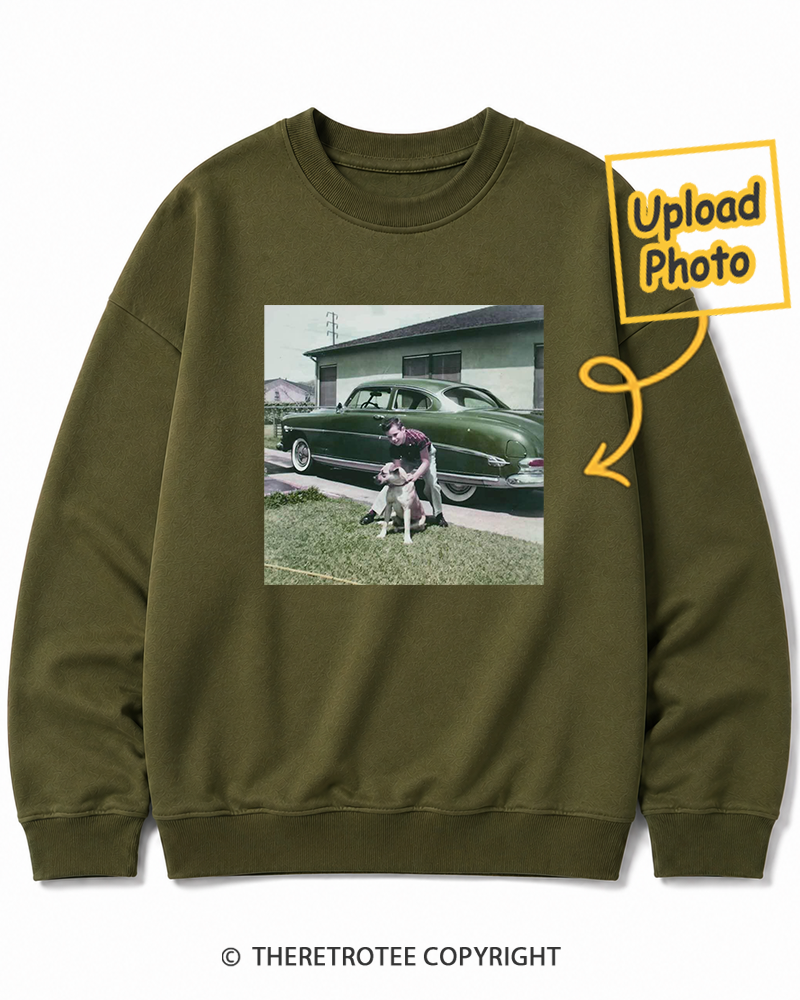 TheRetroTee Personalized Our Family Dog 1982 Sweatshirt
