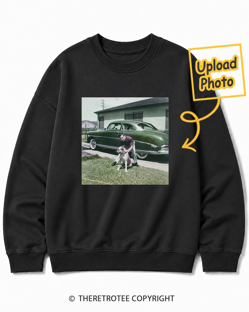 TheRetroTee Personalized Our Family Dog 1982 Sweatshirt