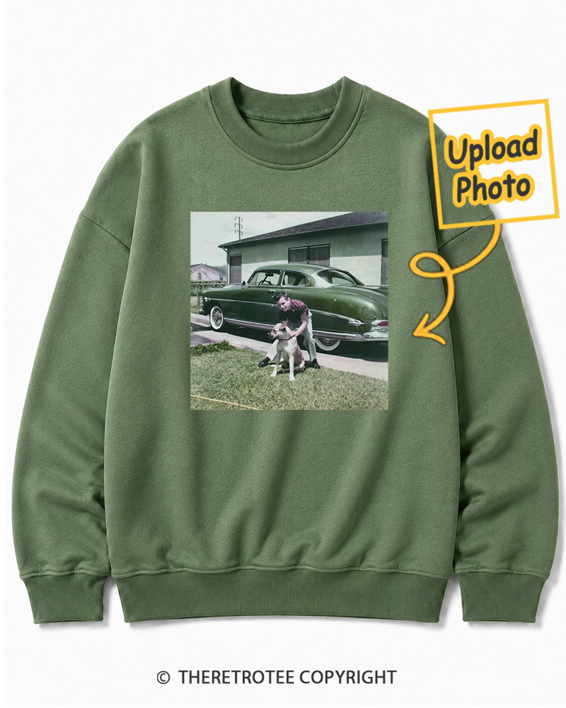 TheRetroTee Personalized Our Family Dog 1982 Sweatshirt