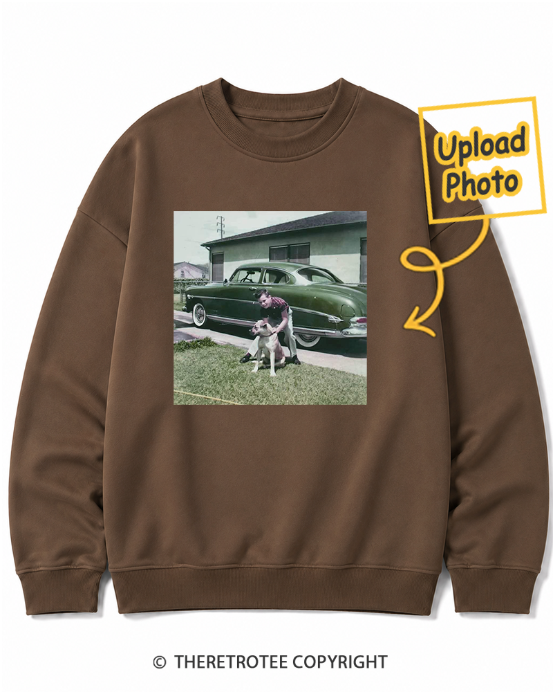 TheRetroTee Personalized Our Family Dog 1982 Sweatshirt