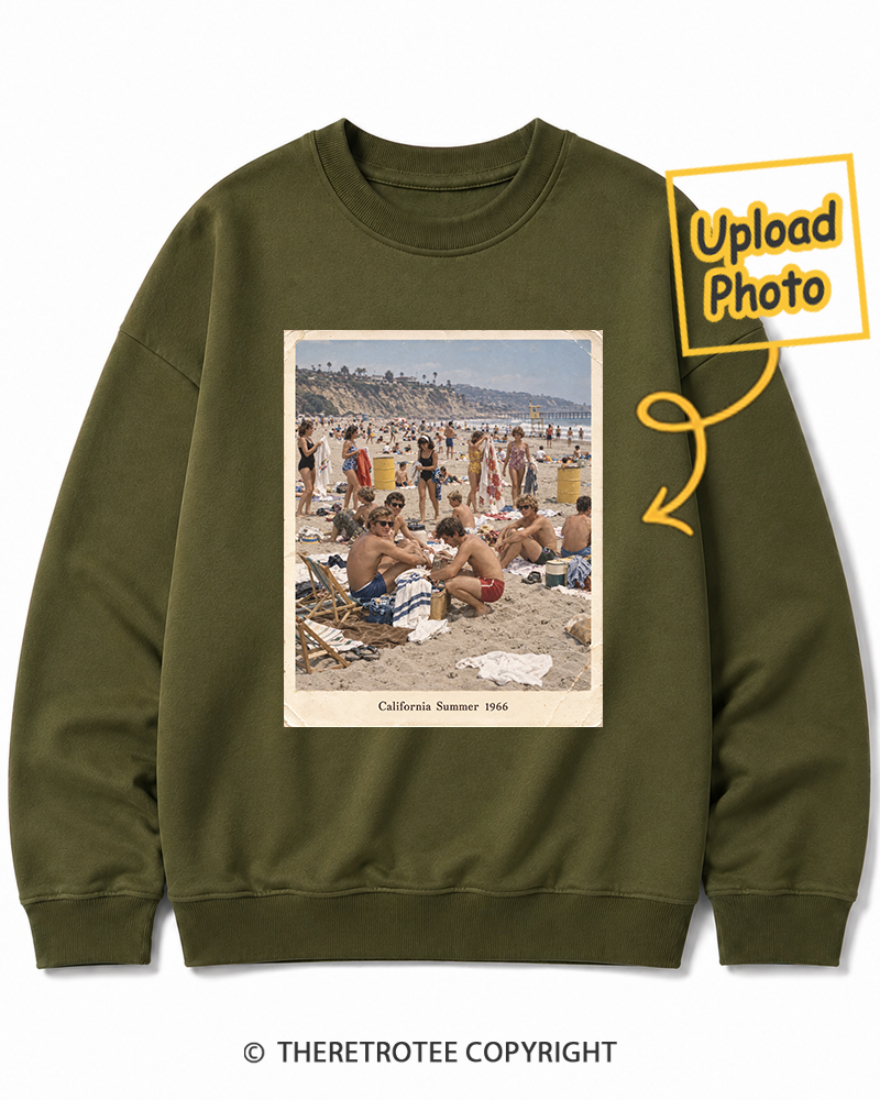 TheRetroTee Personalized California Summer 1966 Sweatshirt