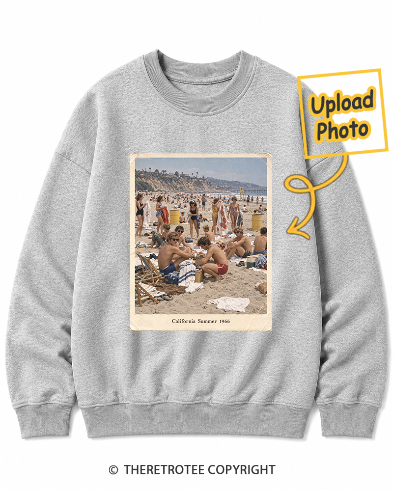 TheRetroTee Personalized California Summer 1966 Sweatshirt