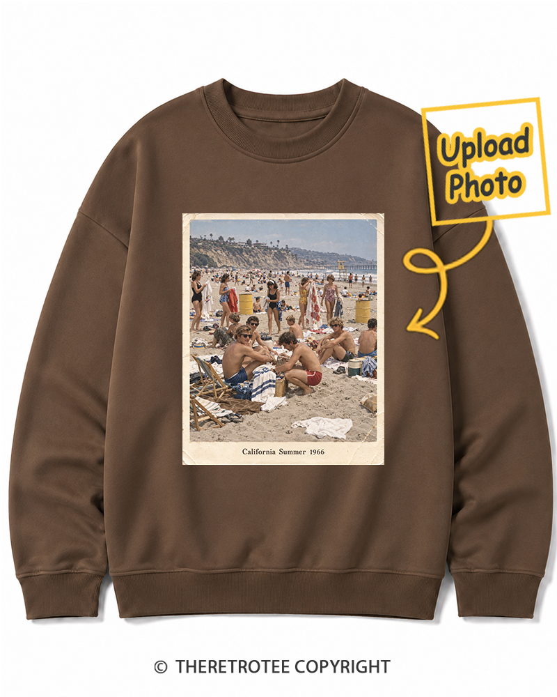 TheRetroTee Personalized California Summer 1966 Sweatshirt