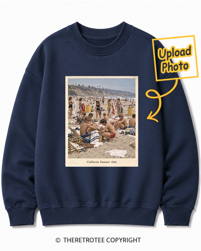 TheRetroTee Personalized California Summer 1966 Sweatshirt